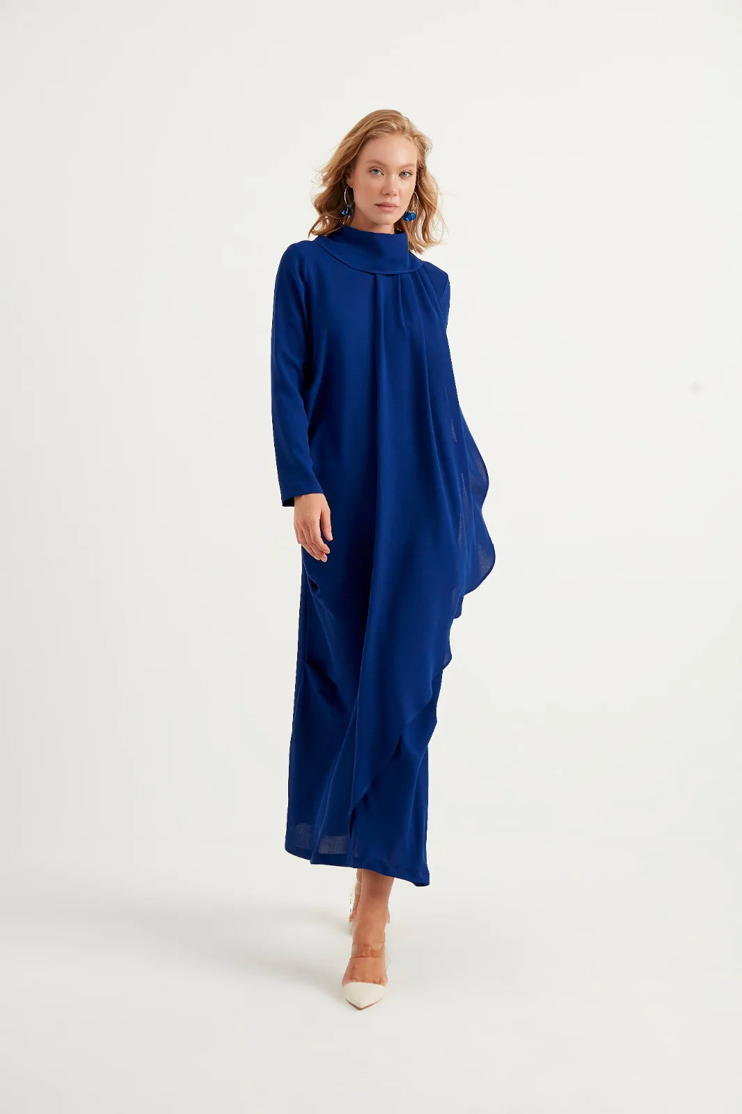 T&D Mariana Dress Sax Blue