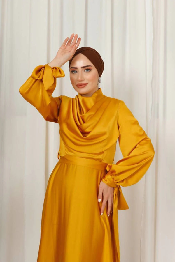 DMN Pamela Dress Mustard