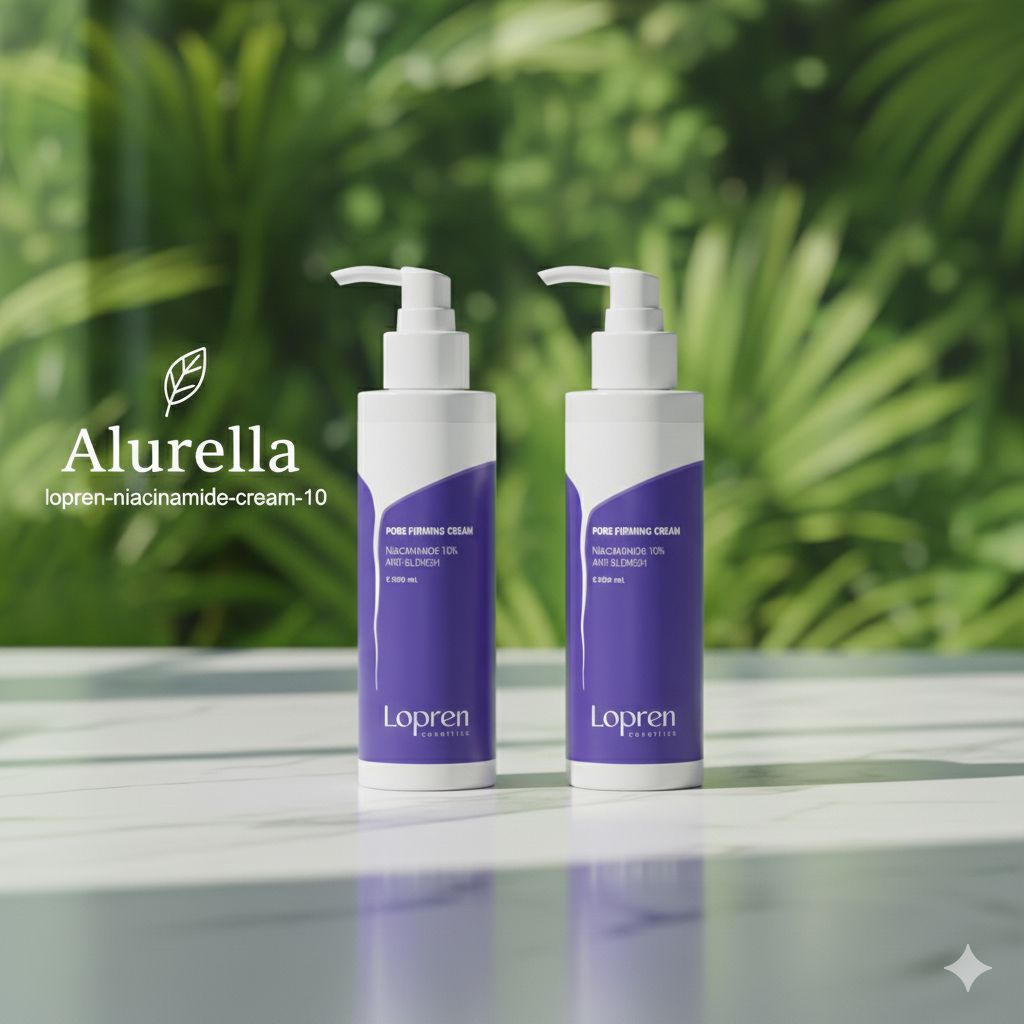 Lopren 10% Niacinamide Cream – Anti-Blemish & Pore-Minimizing Moisturizer (200ml)