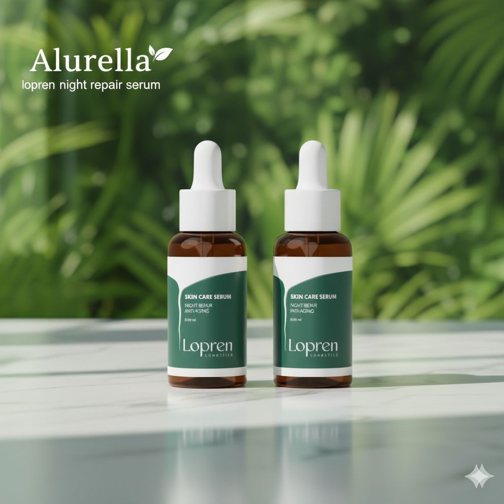 Lopren Night Repair Serum – Multi-Formula Anti-Aging & Wrinkle Treatment (30ml)