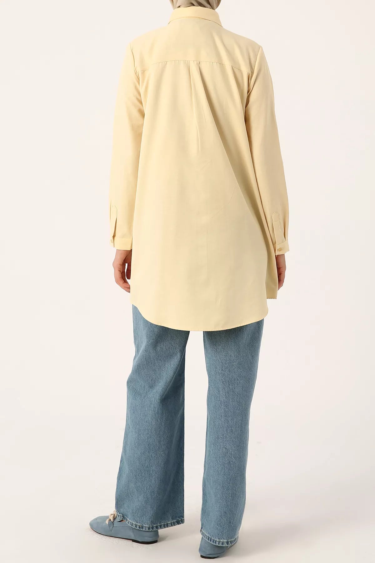 All Cotton Basic Tunic Yellow