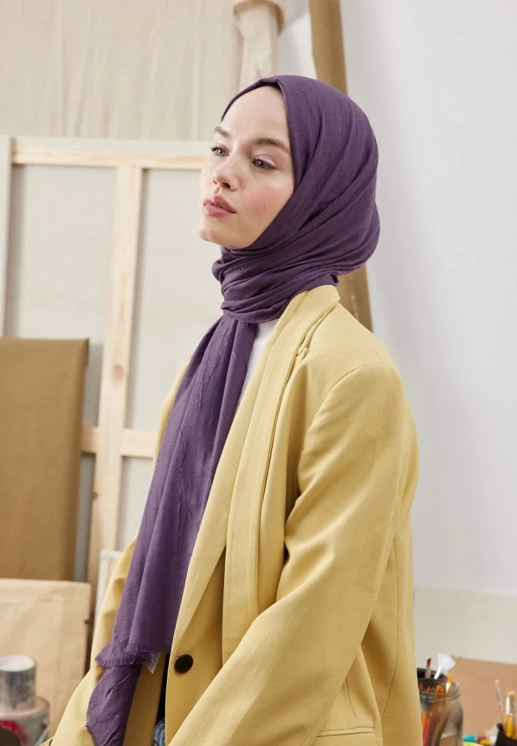 Fresh Scarf Bamboo Shawl Ametist