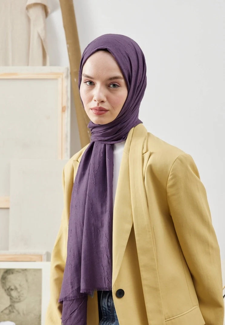 Fresh Scarf Bamboo Shawl Ametist