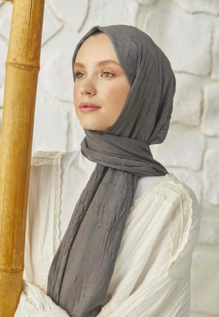 Fresh Scarf Bamboo Shawl Anthracite