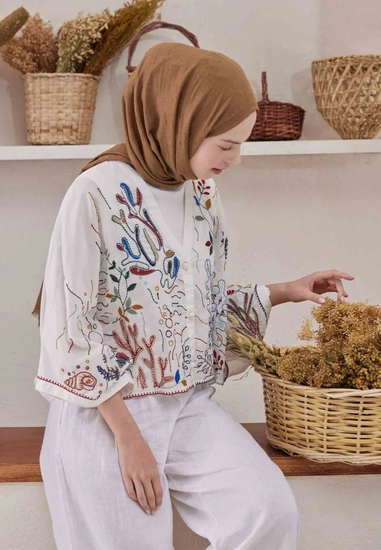 Fresh Scarf Bamboo Shawl Almond
