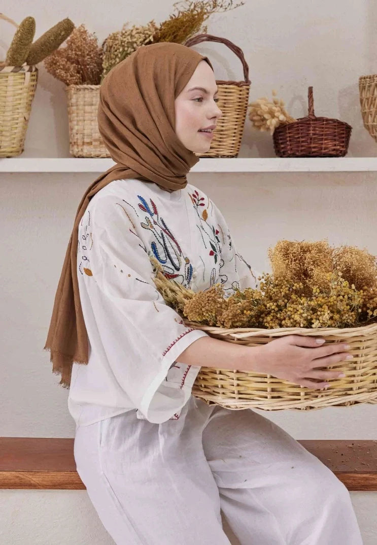 Fresh Scarf Bamboo Shawl Almond