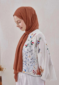 Fresh Scarf Bamboo Shawl Copper