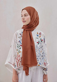 Fresh Scarf Bamboo Shawl Copper