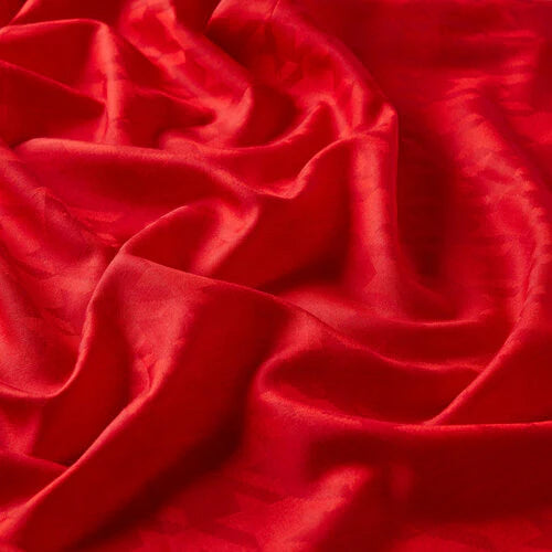 Ipekevi 06606 Burgundy Houndstooth Cotton Silk Shawl