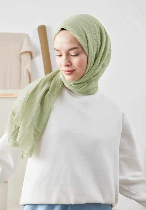 Fresh Scarf Bamboo Shawl Almond Green