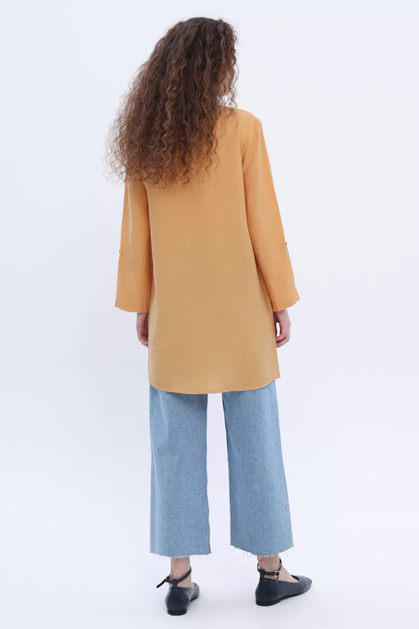 All Relaxed Pocket Tunic Yellow