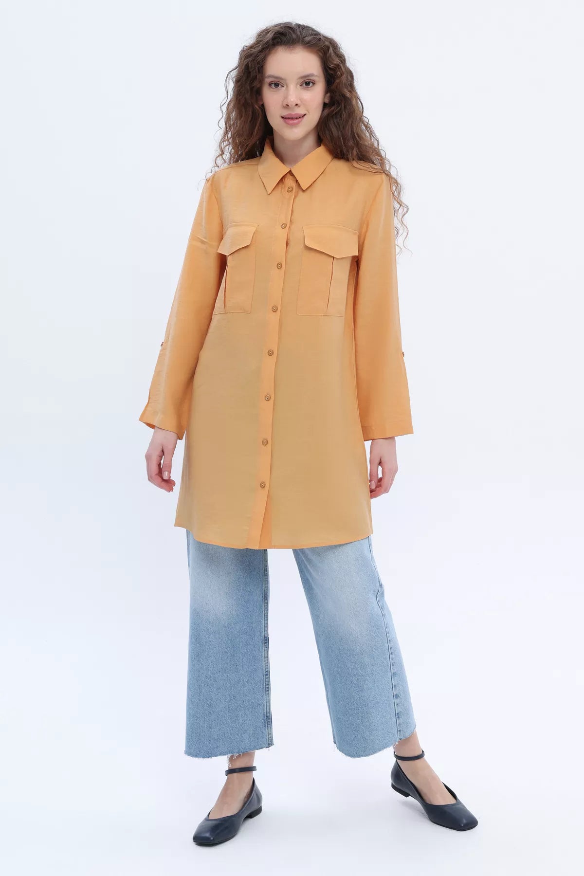 All Relaxed Pocket Tunic Yellow