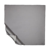 Ipekevi 01116 Dark Silver Plain Silk Twill Scarf