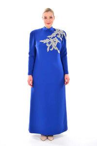 D&T 5211 Handcraft Dress İndigo