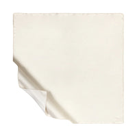 Ipekevi 01116 Ecru Plain Silk Twill Scarf