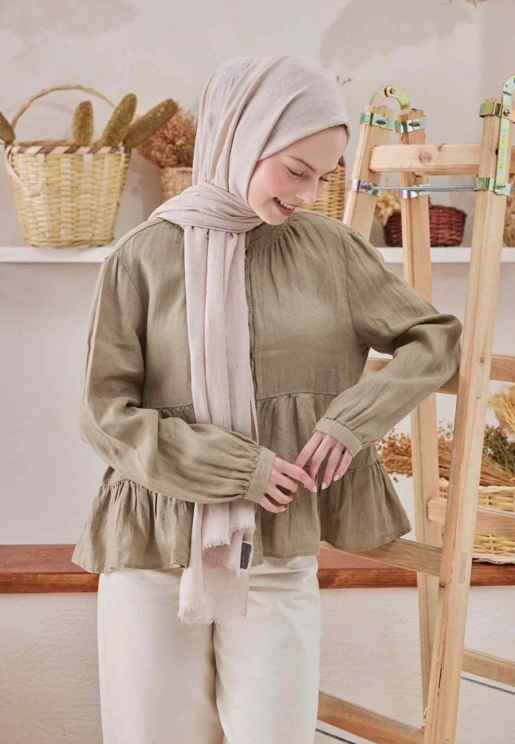 Fresh Scarf Bamboo Shawl Ivory
