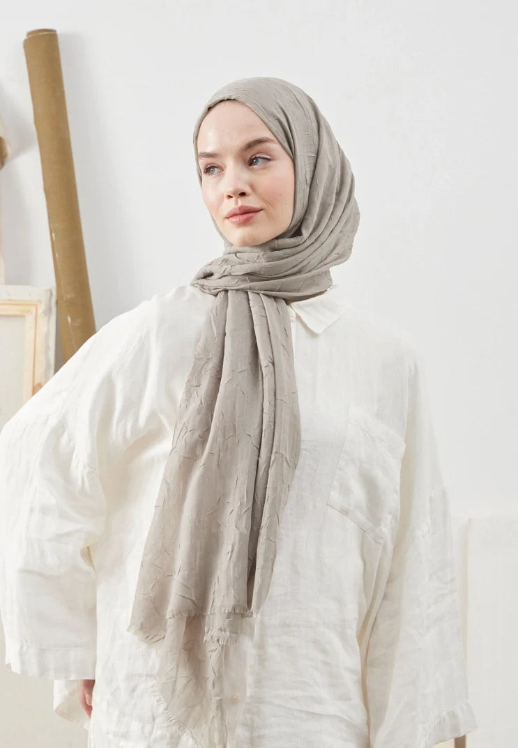 Fresh Scarf Bamboo Shawl Silver