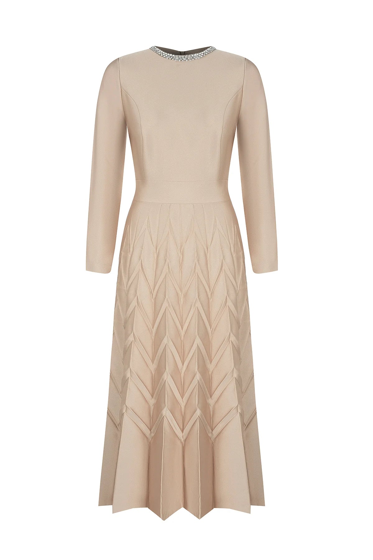S&D Hildemara Dress Beige