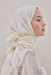 Fresh Scarf Bamboo Shawl Pearl