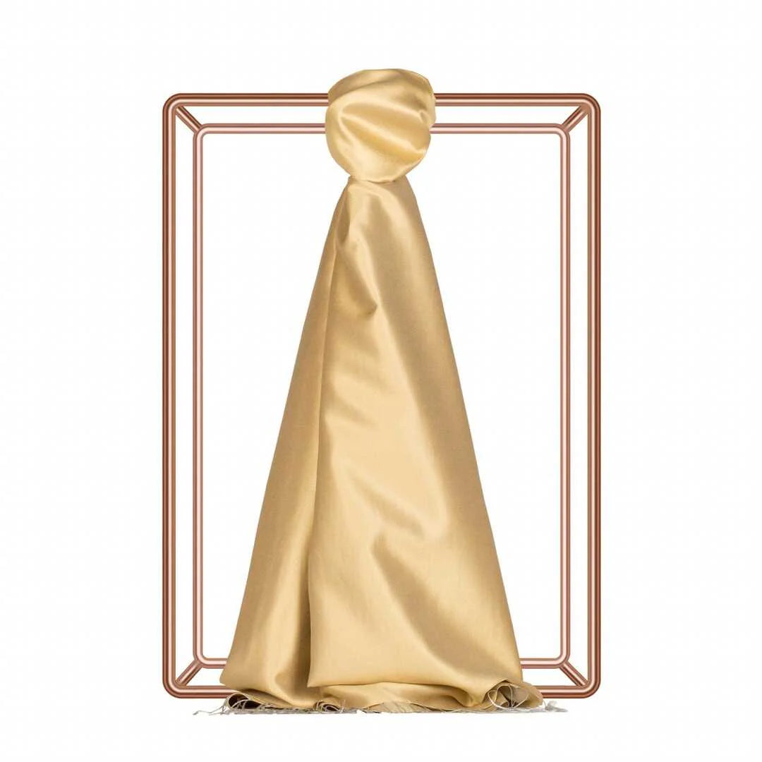 Ipekevi 927 Harvest Yellow Reversible Silk Shawl