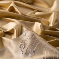 Ipekevi 927 Harvest Yellow Reversible Silk Shawl