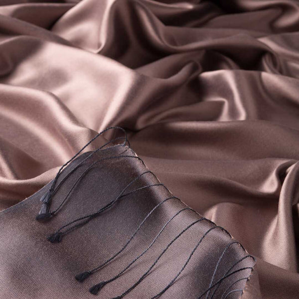 Ipekevi 927 Misty Lilac Reversible Silk Shawl