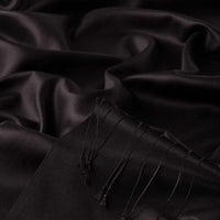 Ipekevi 927 Black Reversible Silk Shawl