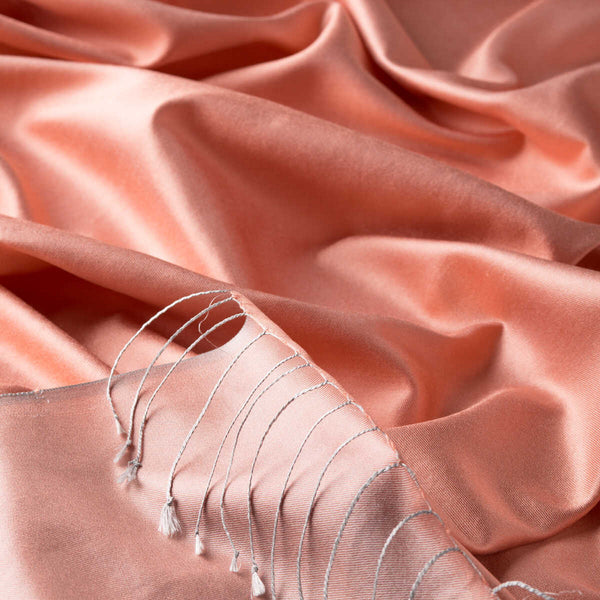 Ipekevi 927 Salmon Reversible Silk Shawl