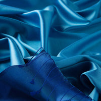 Ipekevi 927 Tropic Blue Reversible Silk Shawl