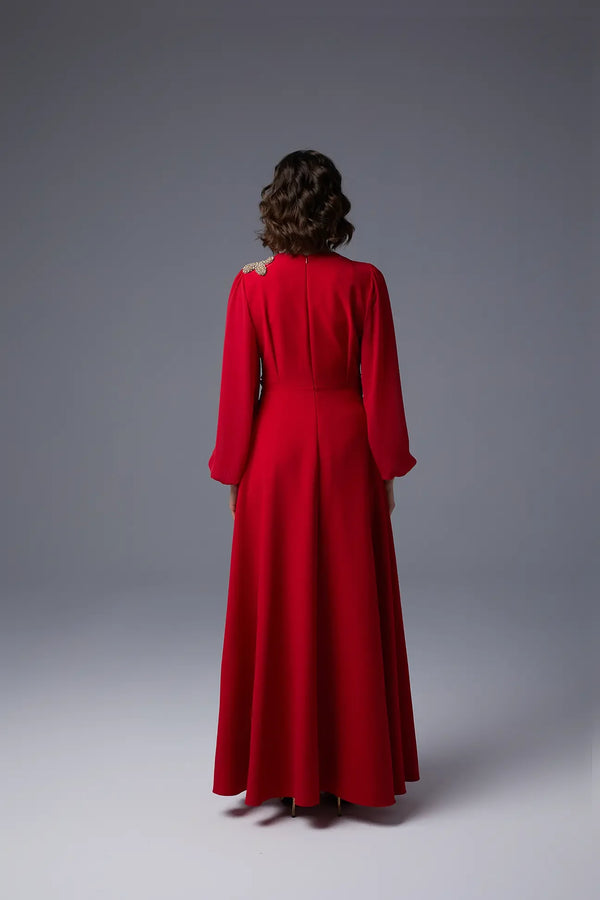 J&S Isabella Dress Red