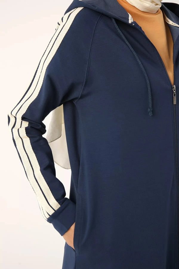 All 93005 Hoodied Cape Blue