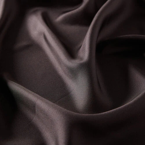Ipekevi 01116 Chestnut Plain Silk Twill Scarf