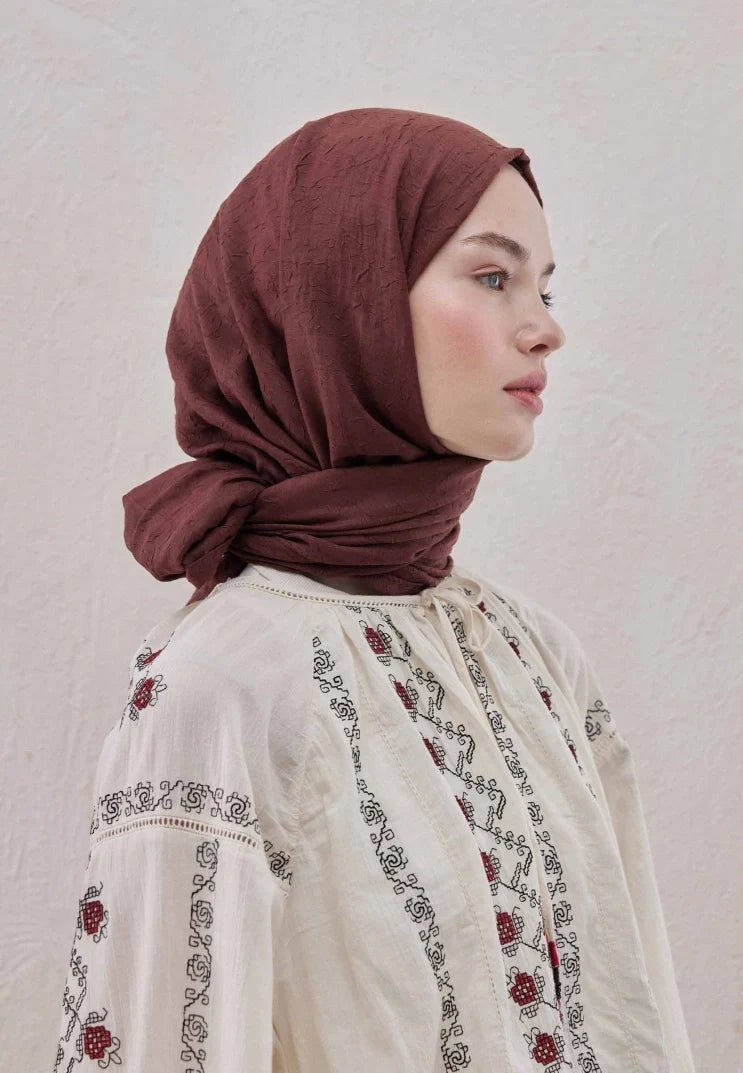 Fresh Scarf Bamboo Shawl Cranberry