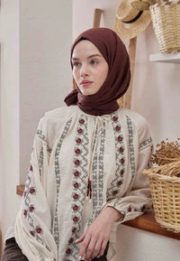 Fresh Scarf Bamboo Shawl Cranberry