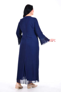 KN 7386 Dress Navy Blue