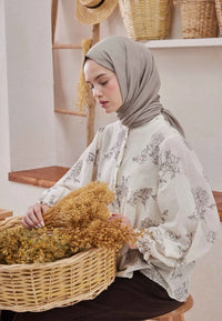 Fresh Scarf Bamboo Shawl Dark Mink