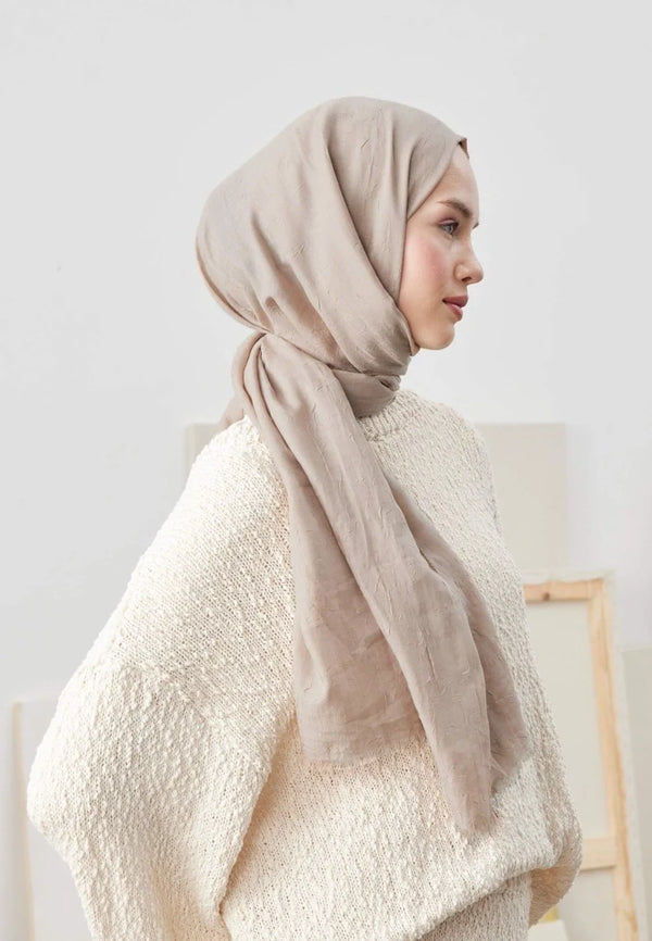 Fresh Scarf Bamboo Shawl Sand Beige