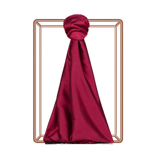 Ipekevi 927 Garnet Reversible Silk Shawl