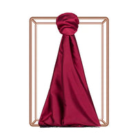 Ipekevi 927 Garnet Reversible Silk Shawl