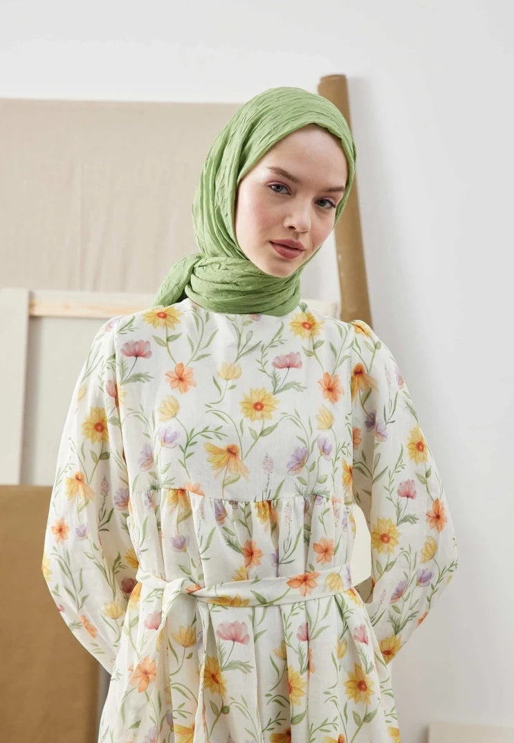 Fresh Scarf Bamboo Shawl Leaf