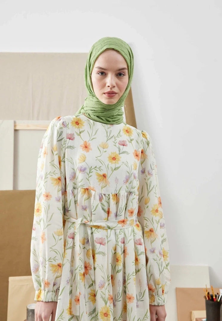 Fresh Scarf Bamboo Shawl Leaf