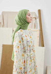Fresh Scarf Bamboo Shawl Leaf