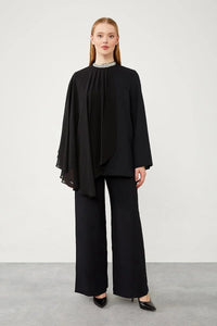 LVDR Alle Pleated Set Black