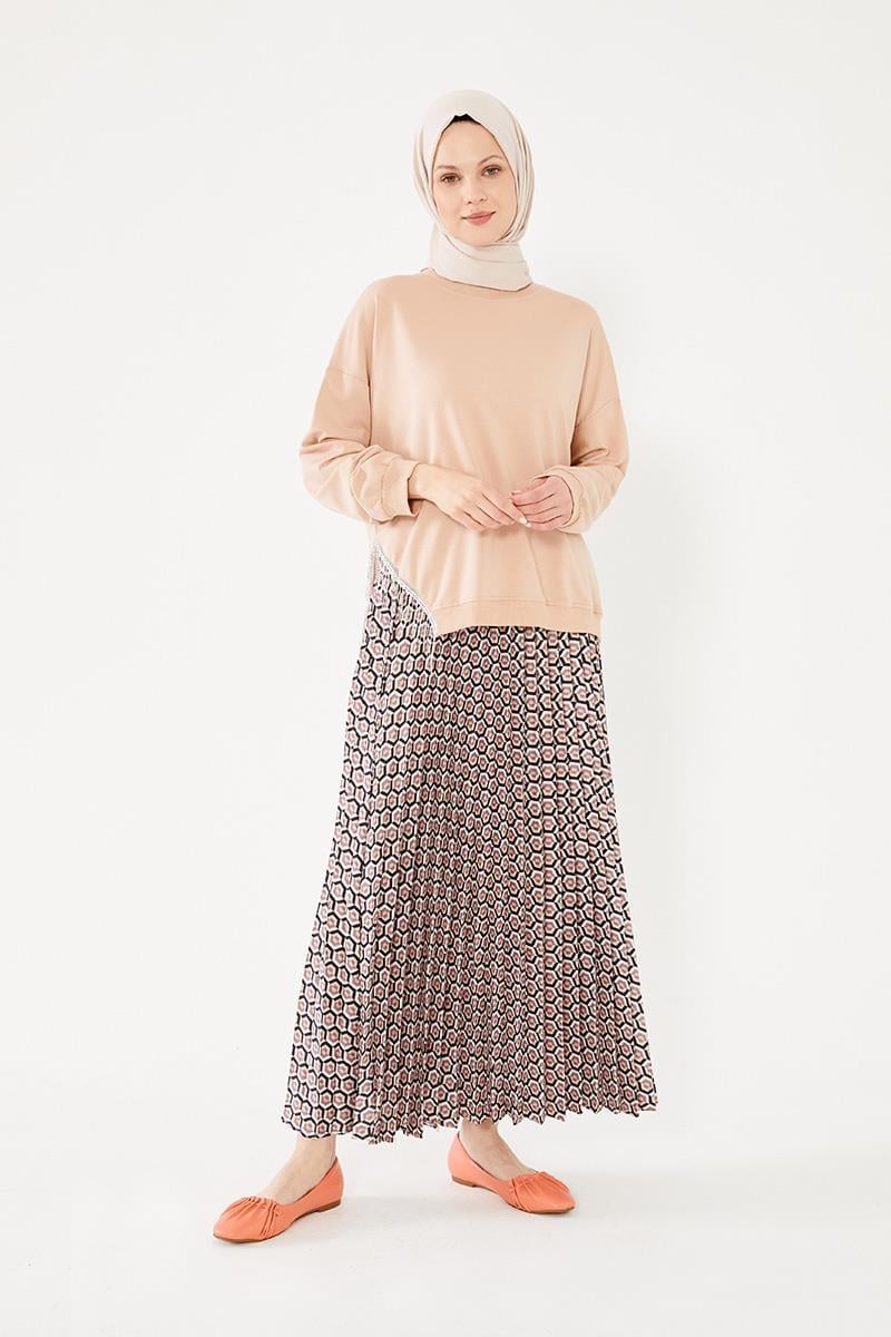 LVDR Donut Skirt Set Salmon