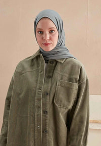 Fresh scarf Jersey Shawl Blue/Gray