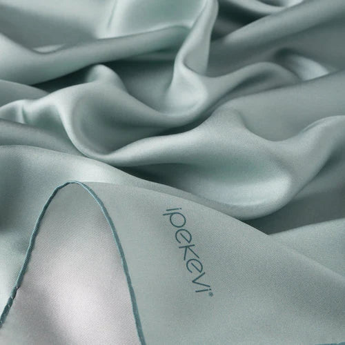 Ipekevi 01116 Menthol Plain Silk Twill Scarf