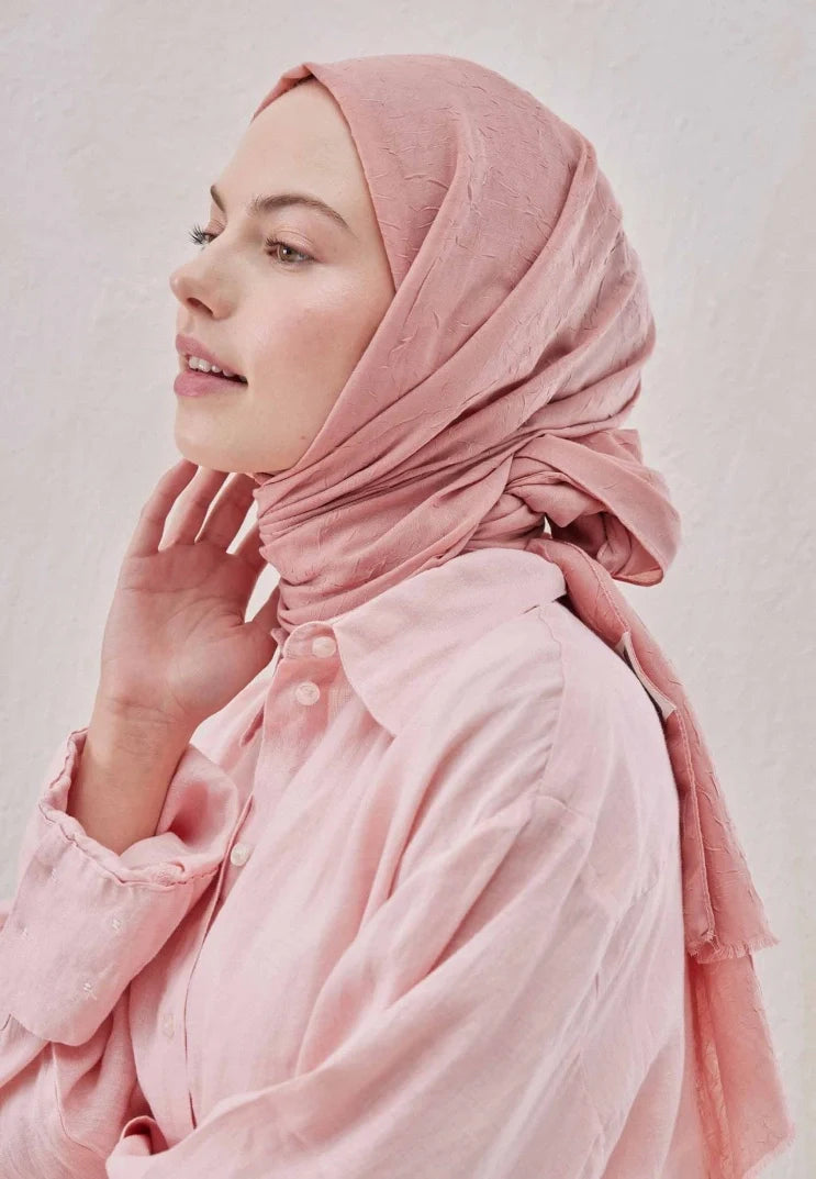 Fresh Scarf Bamboo Shawl Coral