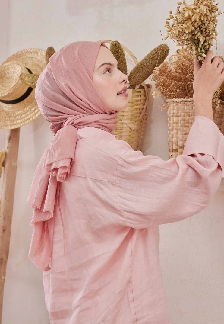 Fresh Scarf Bamboo Shawl Coral