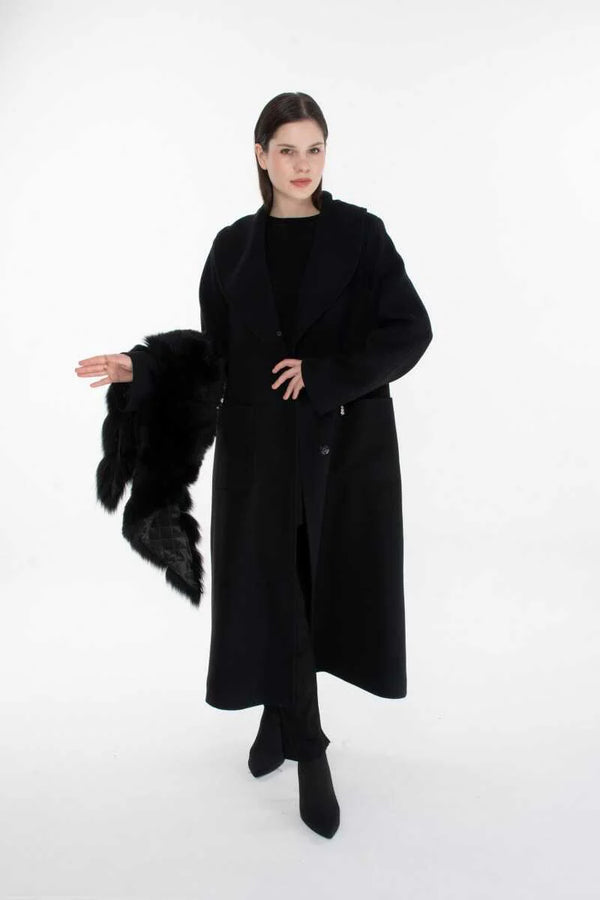 M&D 8012 Coat Black