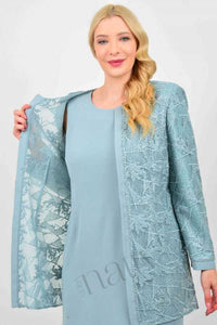 Moda Natty Dress with Lace Detailed Jacket